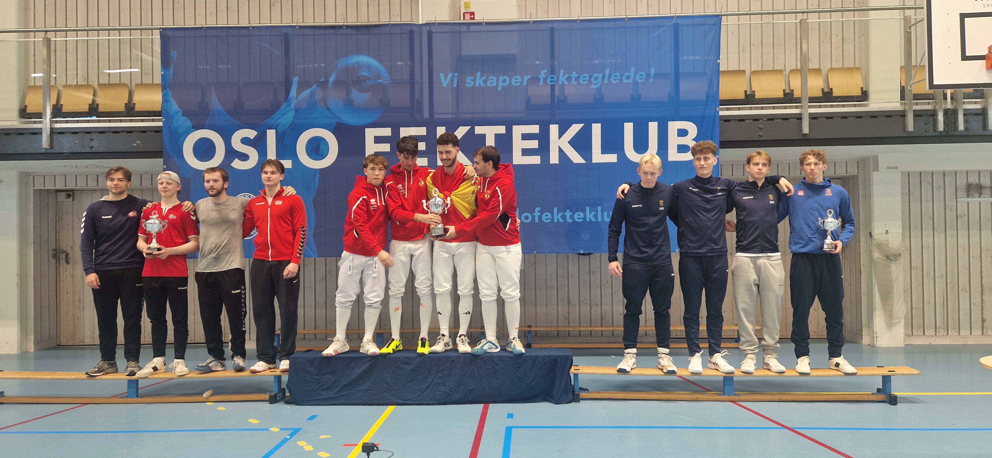 Oslo Cup U23, Sølv til Norge i lagkonkurransen for herrer!